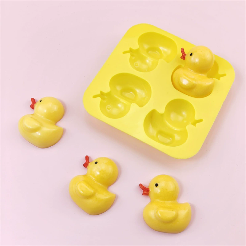 Soap Making Instructions - Силиконовая форма 3D «Утка» для мыловарения,
