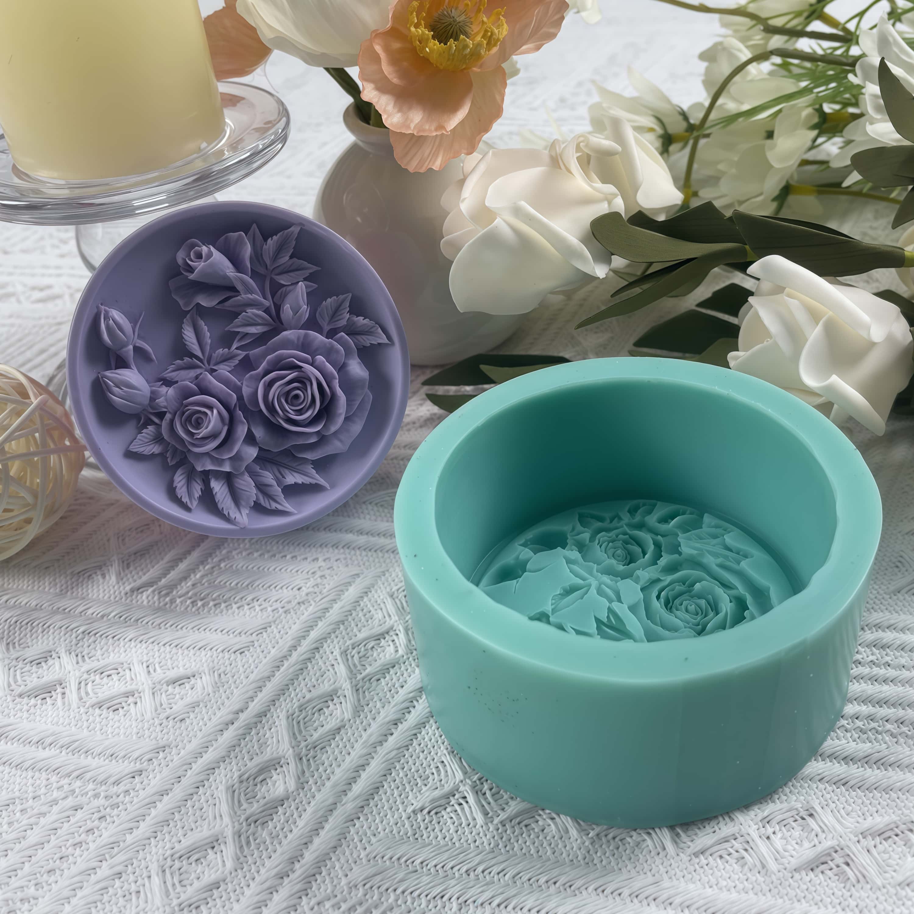 Soap Making Instructions - 3D роза силиконовые формы для мыла