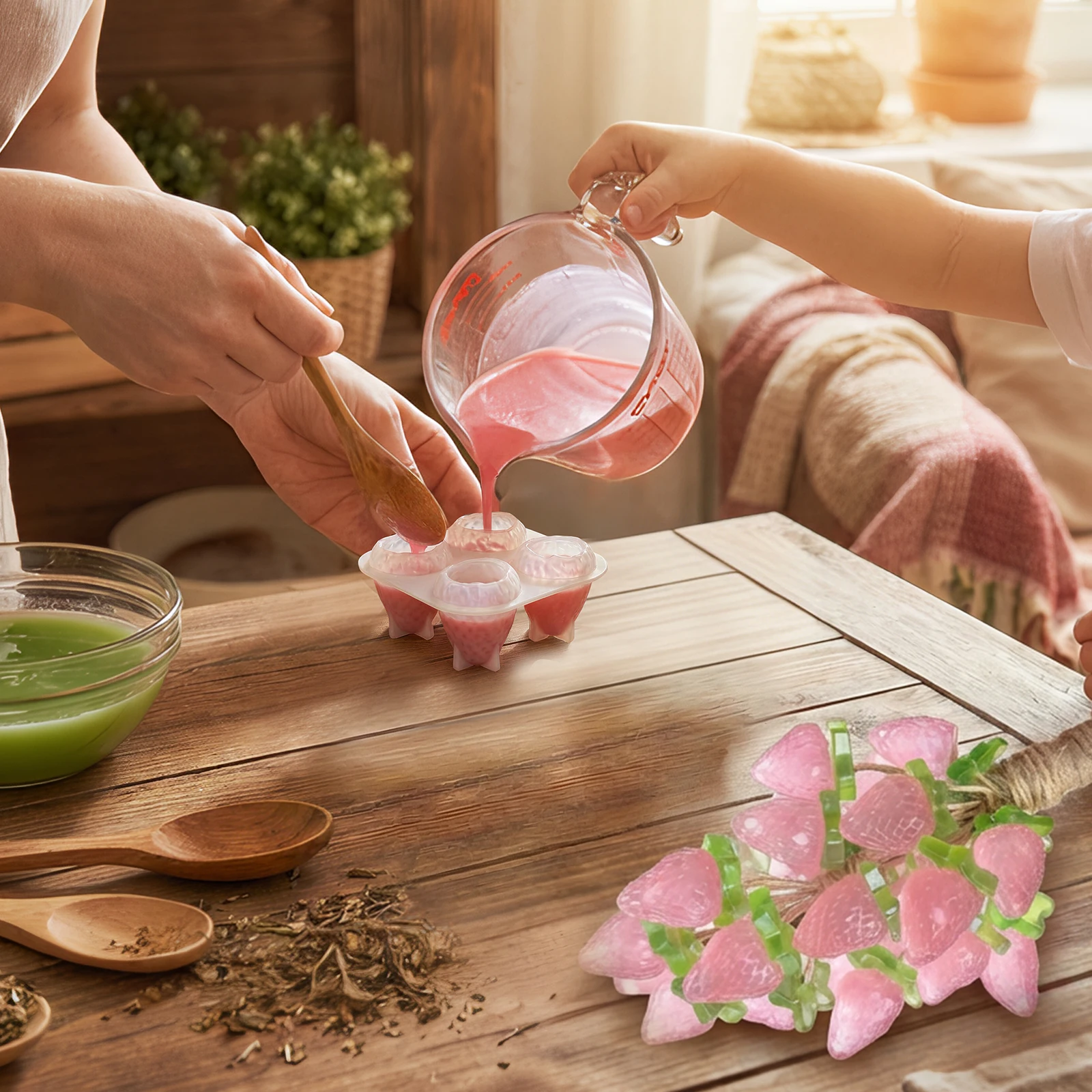2 шт. формы для мыла в виде кл – обзор и цена Soap Making Diy Kit